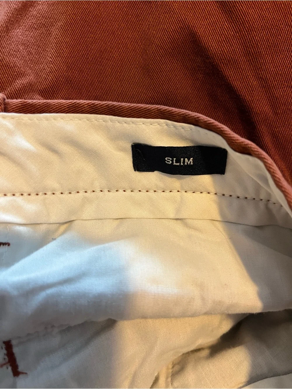 J. Crew Flex Slim Pants in Red/Brown